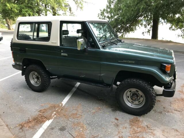 1993 Green Toyota Land Cruiser Mid Wheelbase