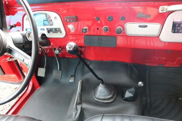 1980 Red Toyota Land Cruiser Crew Cab Pickup