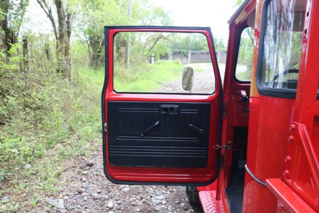 1980 Red Toyota Land Cruiser Crew Cab Pickup