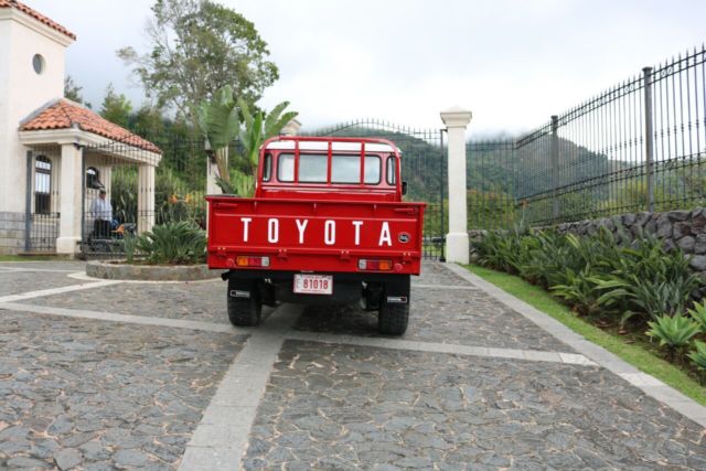 1980 Red Toyota Land Cruiser Crew Cab Pickup