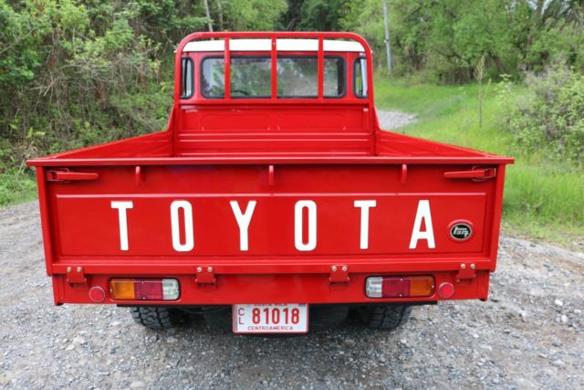 1980 Red Toyota Land Cruiser Crew Cab Pickup