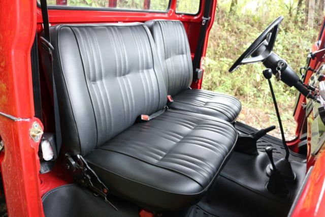 1980 Red Toyota Land Cruiser Crew Cab Pickup