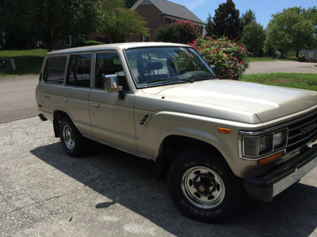 1989 Brown Toyota Land Cruiser SUV