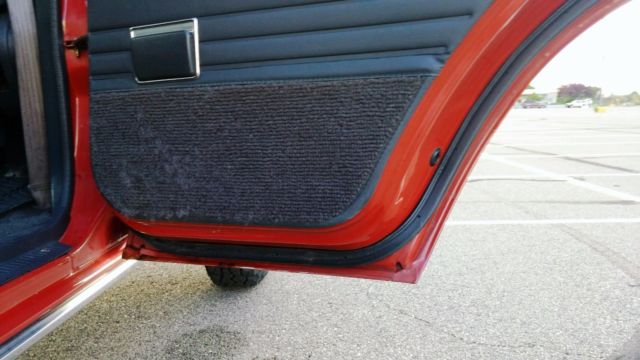 1989 Red Toyota Land Cruiser Wagon