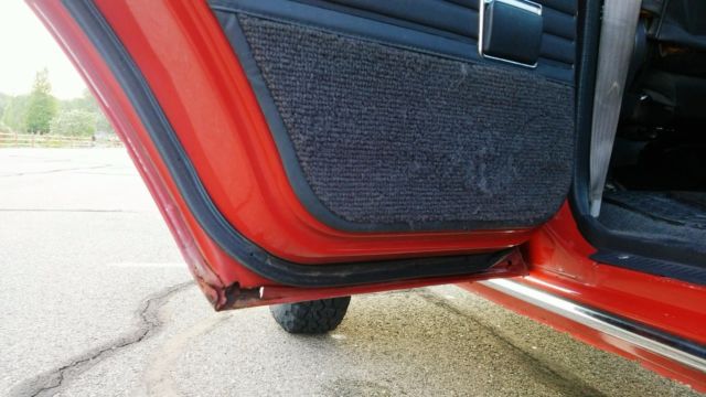 1989 Red Toyota Land Cruiser Wagon