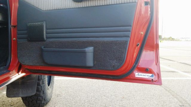 1989 Red Toyota Land Cruiser Wagon