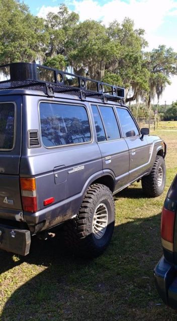 1986 Gray Toyota Land Cruiser 4 door