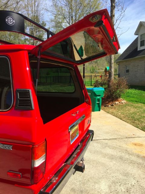 1983 Red Toyota Land Cruiser 4 Door SUV