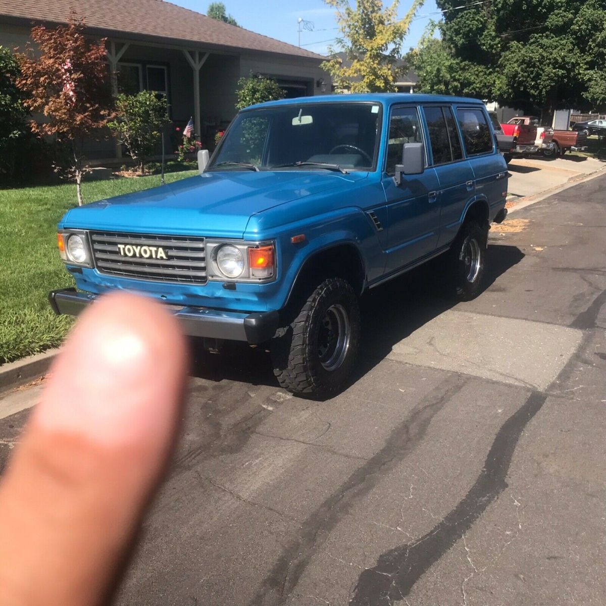 1984 Blue Toyota Land Cruiser SUV