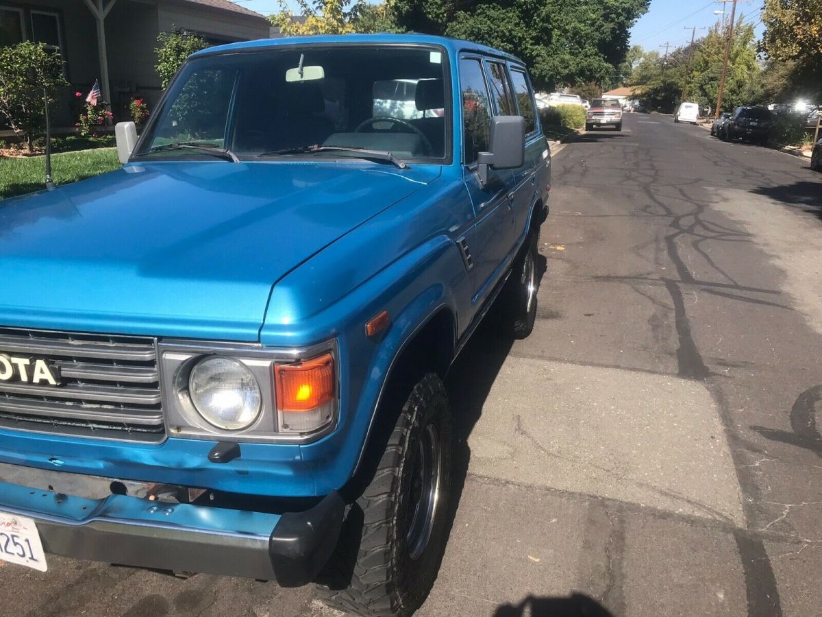 1984 Blue Toyota Land Cruiser SUV