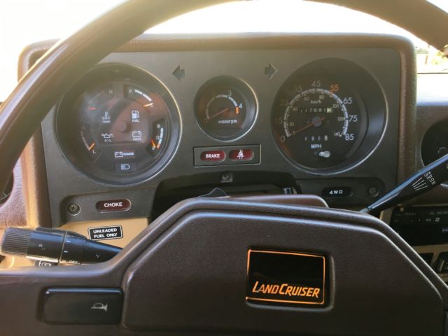 1983 Red Toyota Land Cruiser 4 Door SUV