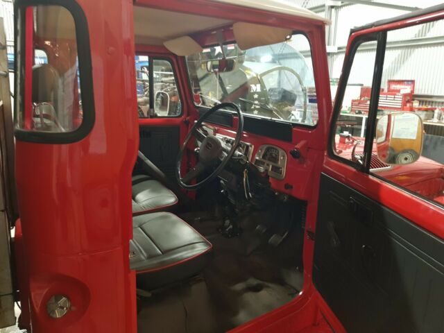 1979 Red Toyota FJ45 Single cab flatdeck