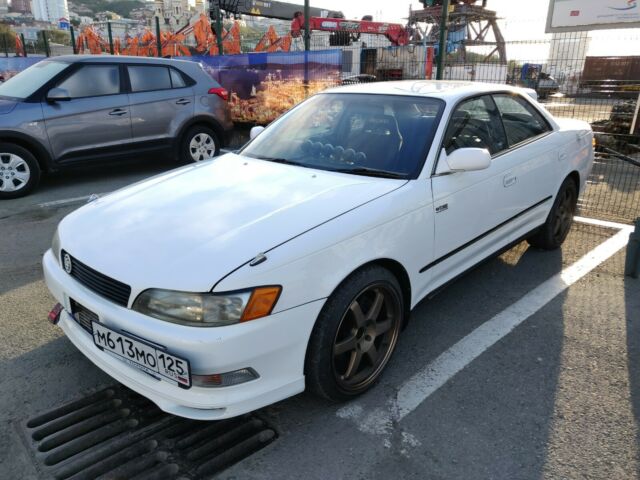 1992 White Toyota Mark II Sedan