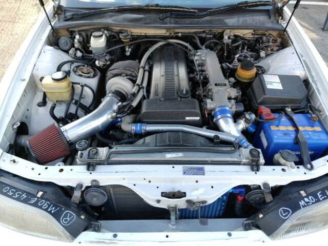 1992 White Toyota Mark II Sedan