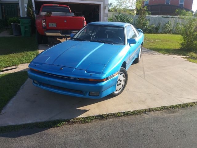 1986 Blue Toyota Supra Coupe
