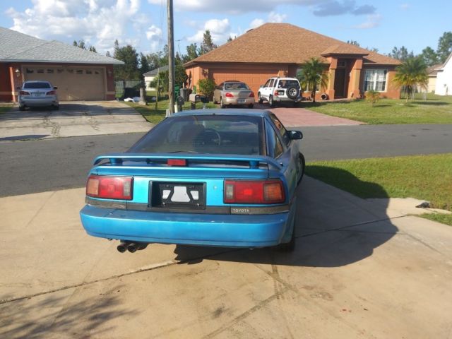 1986 Blue Toyota Supra Coupe