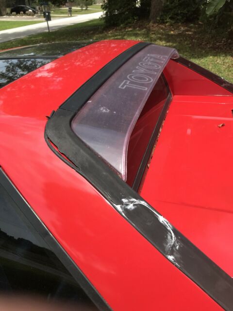 1987 Red Toyota MR2 Coupe