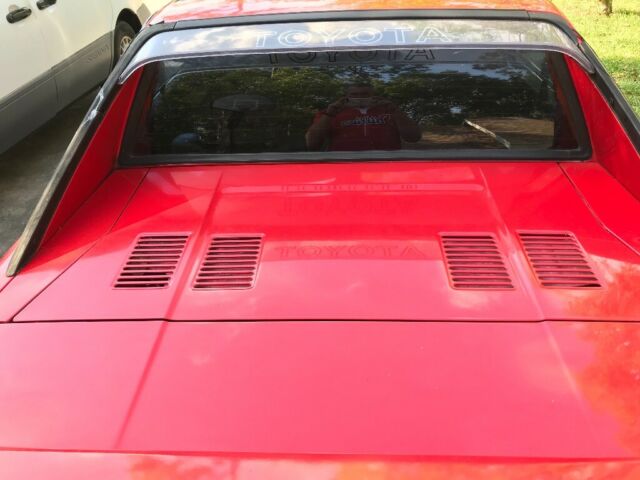 1987 Red Toyota MR2 Coupe