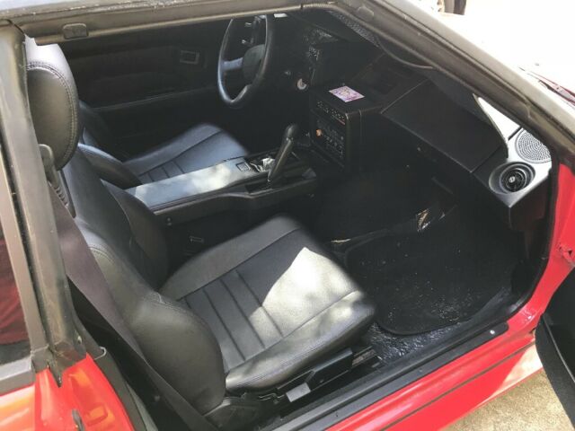 1987 Red Toyota MR2 Coupe