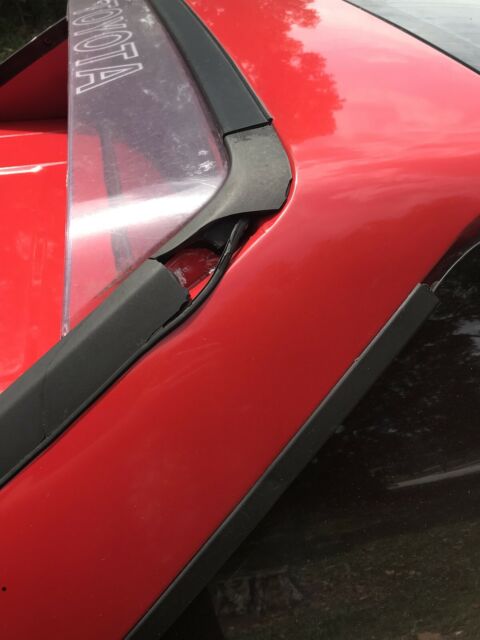 1987 Red Toyota MR2 Coupe