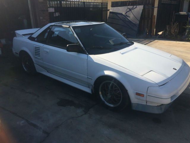 1987 Black Toyota MR2 Coupe