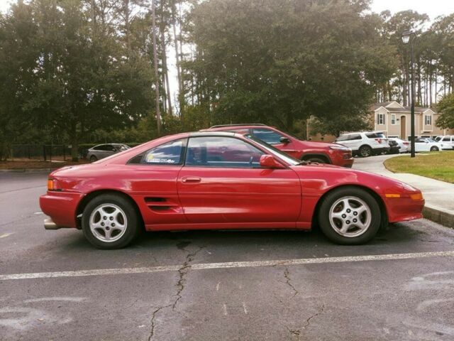 1991 Crimson Red Toyota MR2