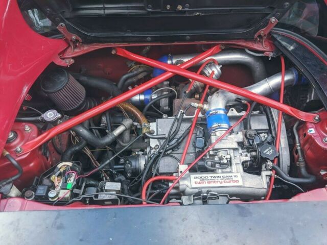 1991 Crimson Red Toyota MR2