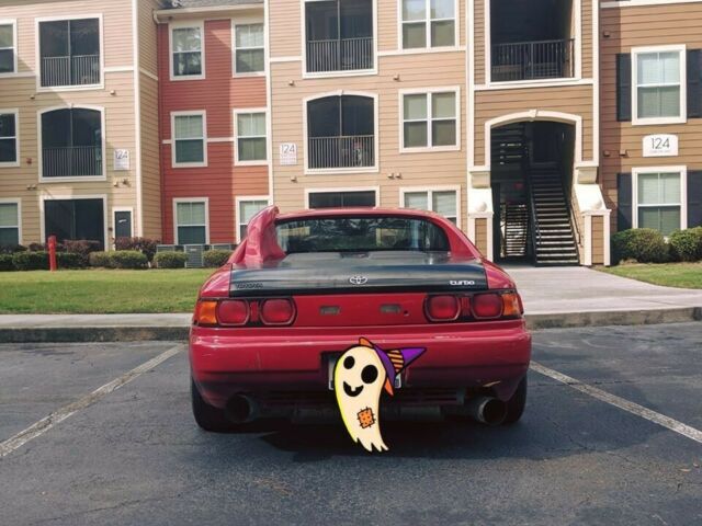 1991 Crimson Red Toyota MR2