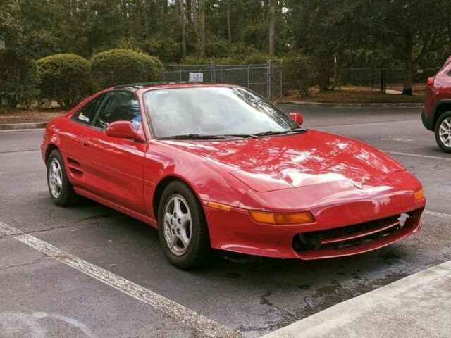 1991 Crimson Red Toyota MR2