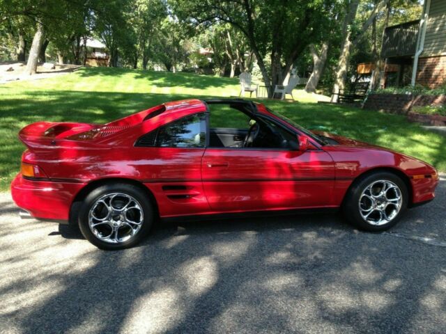 1991 Crimson Red Toyota MR2