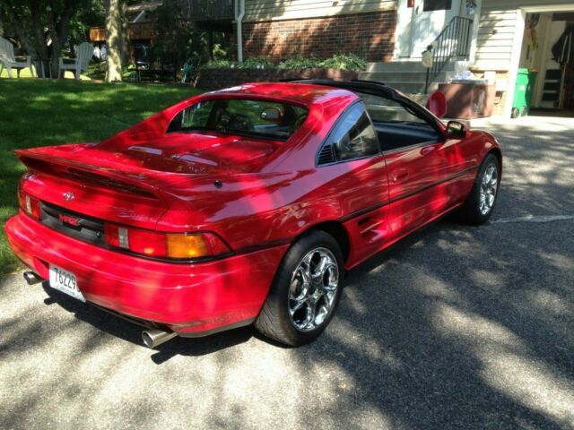1991 Crimson Red Toyota MR2