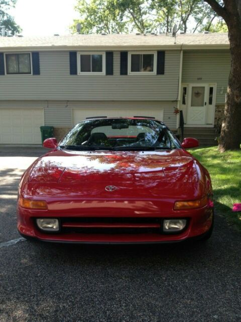 1991 Crimson Red Toyota MR2