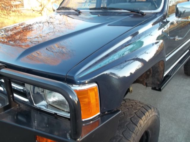1984 Blue Toyota extra cab extra cab