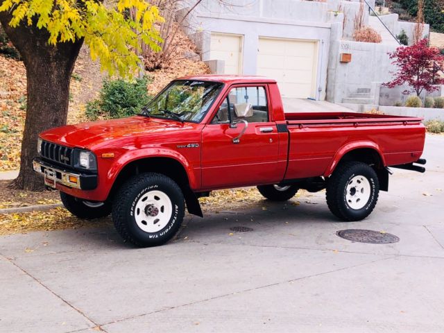 1983 Red Toyota Other Standard Cab Pickup