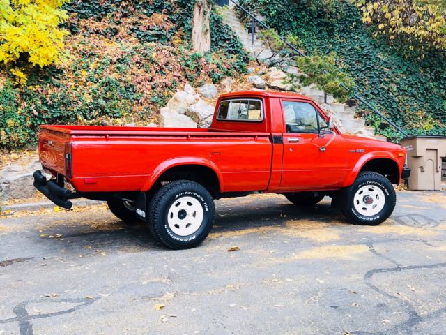 1983 Red Toyota Other Standard Cab Pickup