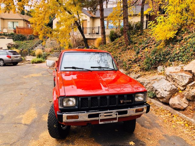 1983 Red Toyota Other Standard Cab Pickup