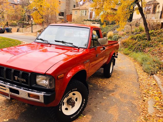 1983 Red Toyota Other Standard Cab Pickup