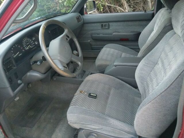 1993 Maroon Toyota Tacoma Extended Cab Pickup