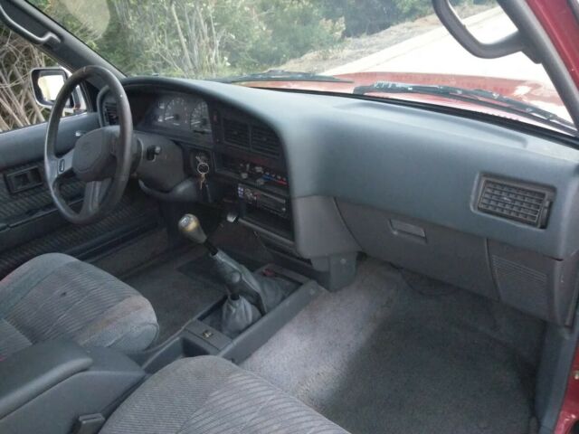 1993 Maroon Toyota Tacoma Extended Cab Pickup