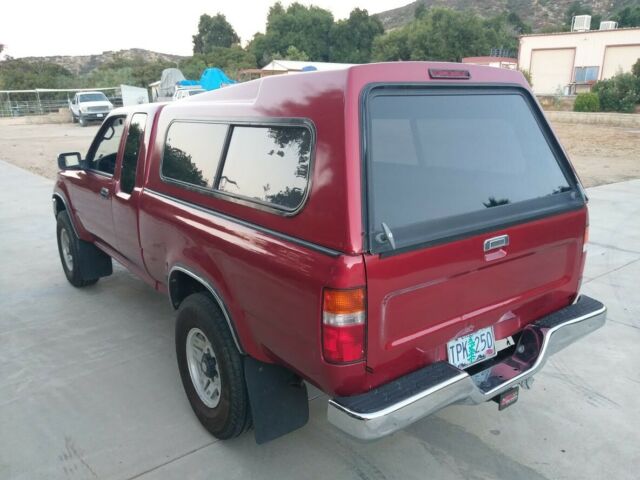 1993 Maroon Toyota Tacoma Extended Cab Pickup