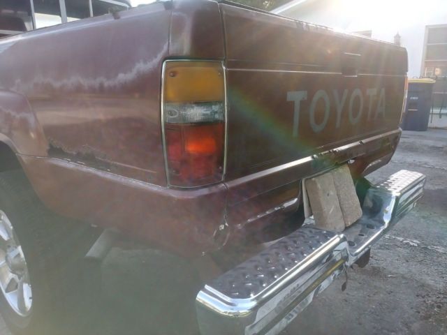 1988 Burgundy Toyota Pickup Standard Cab Pickup