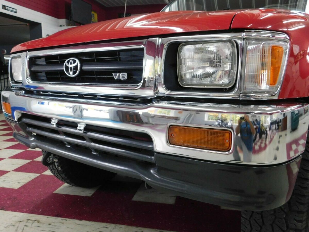 1994 Red Toyota Pickup Pickup Truck
