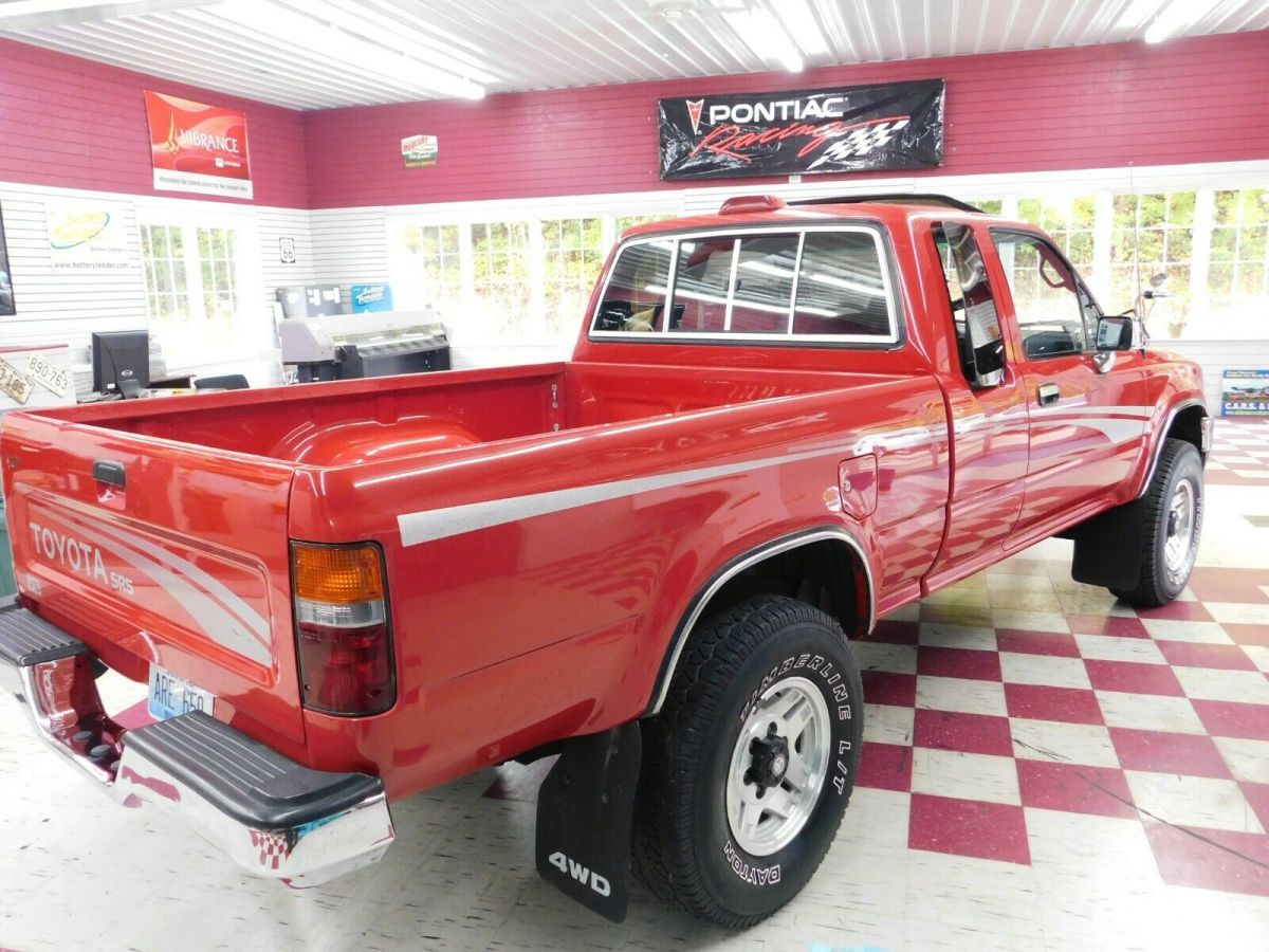 1994 Red Toyota Pickup Pickup Truck