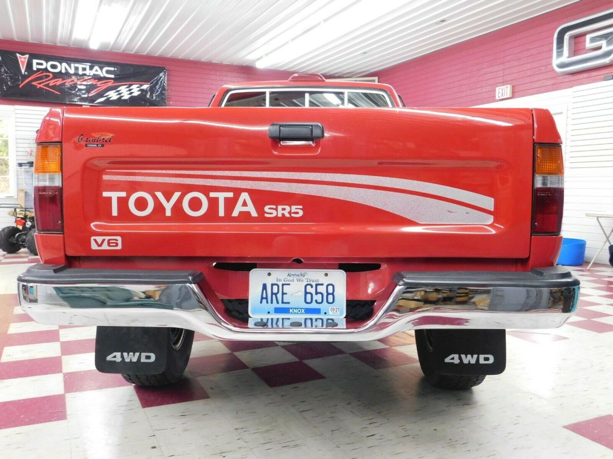 1994 Red Toyota Pickup Pickup Truck