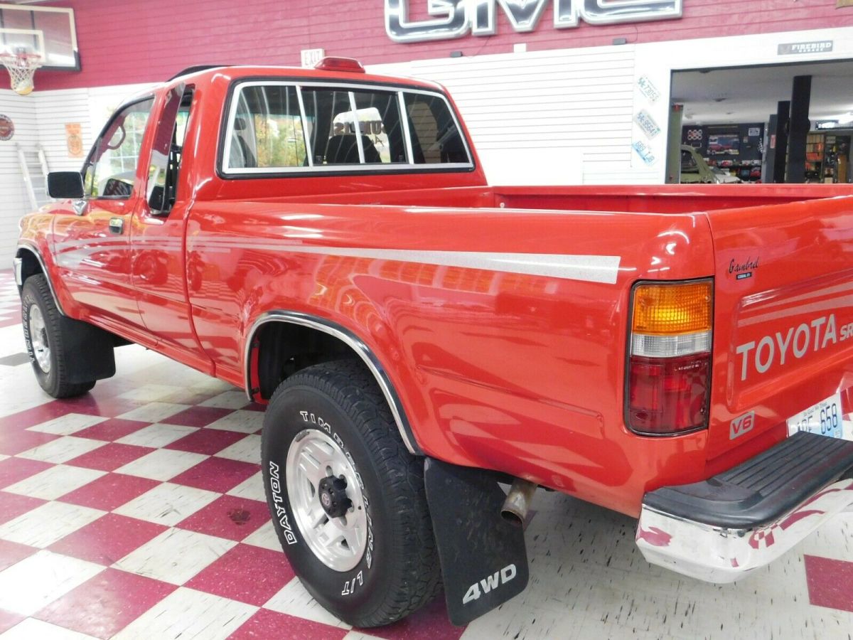 1994 Red Toyota Pickup Pickup Truck