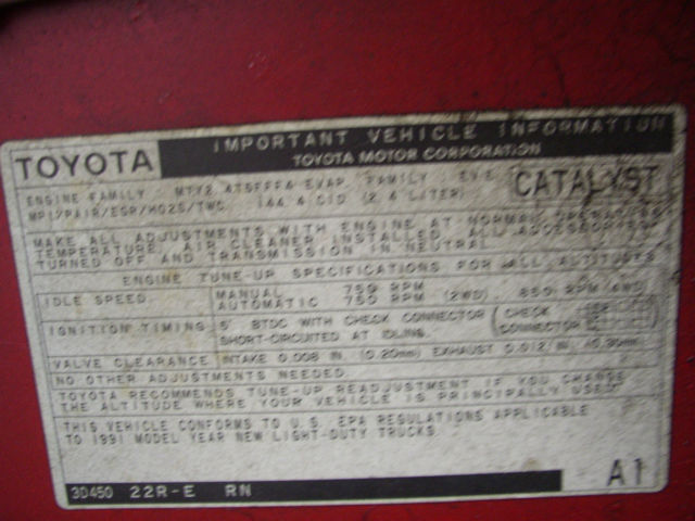 1991 blue Toyota Other