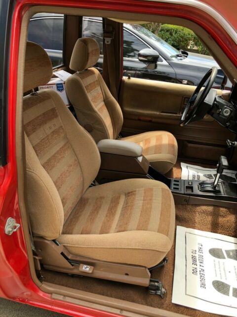 1986 Red Toyota 86 Extended Cab Pickup