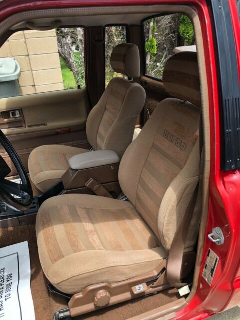 1986 Red Toyota 86 Extended Cab Pickup