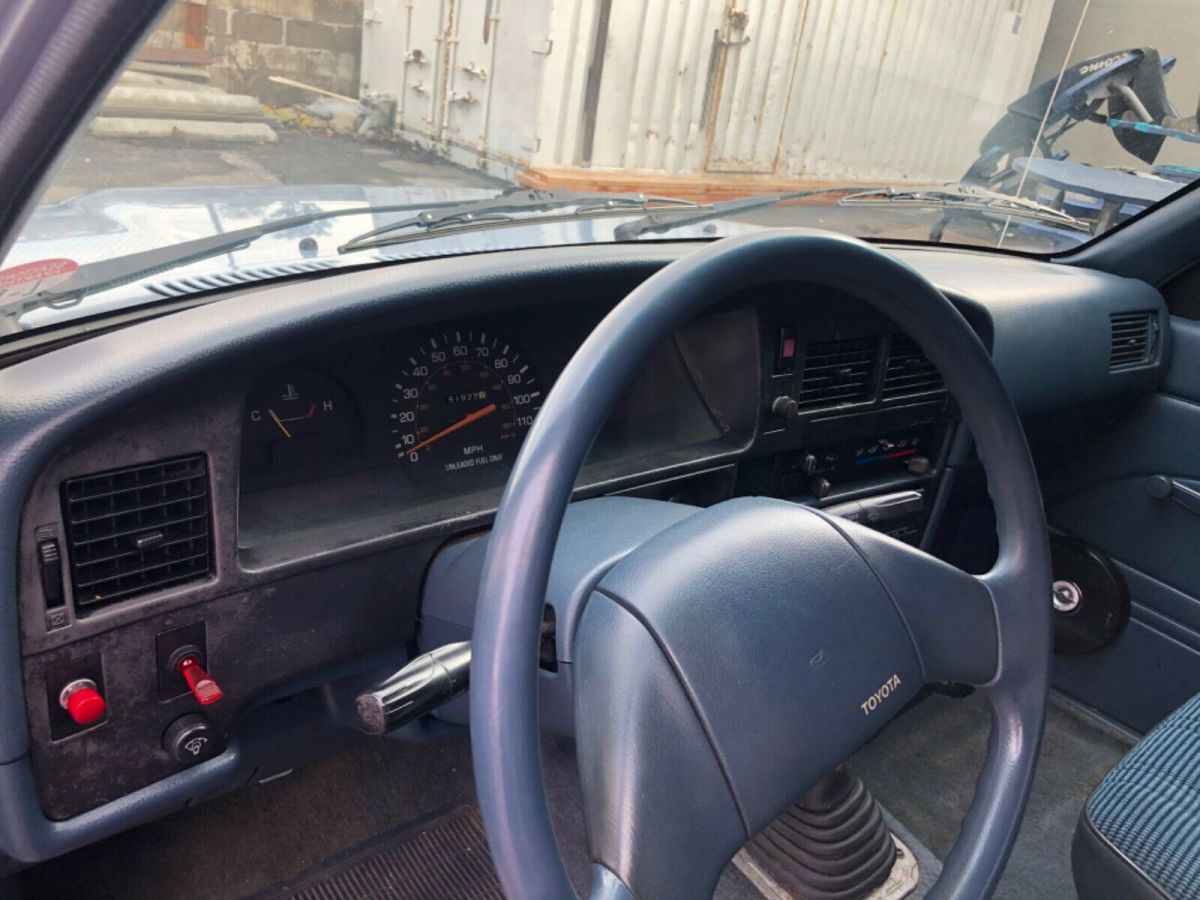 1989 Blue Toyota Pickup Extended Cab Pickup