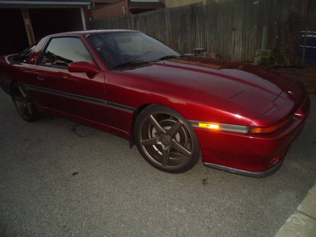 1989 Burgundy Toyota Supra Hatchback